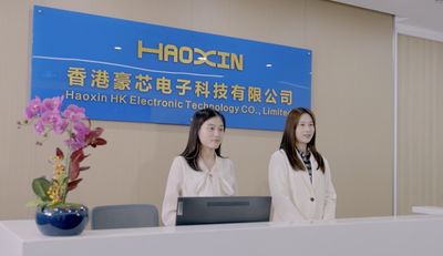 HAOXIN HK ELECTRONIC TECHNOLOGY CO. LIMITED línea de producción de fábrica