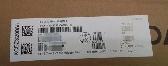 Interfaz IC 24Lanes del PCI de PEX8725-CA80BCG